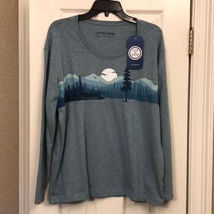 Life Is Good NWT women long sleeve t shirt medium
